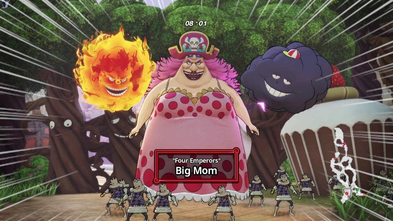 Se muestra la jugabilidad de Basil Hawkins, Big Mom y Kaido en One