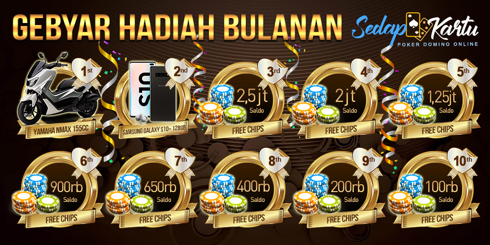 GEBYAR HADIAH BULANAN SEDAPKARTU Gebyar Hadiah Bulanan SEDAPKARTU