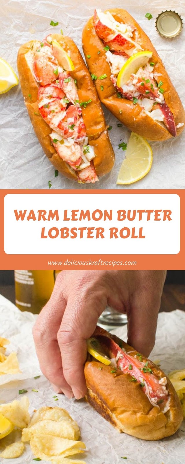 WARM LEMON BUTTER LOBSTER ROLL WARM LEMON BUTTER LOBSTER ROLL