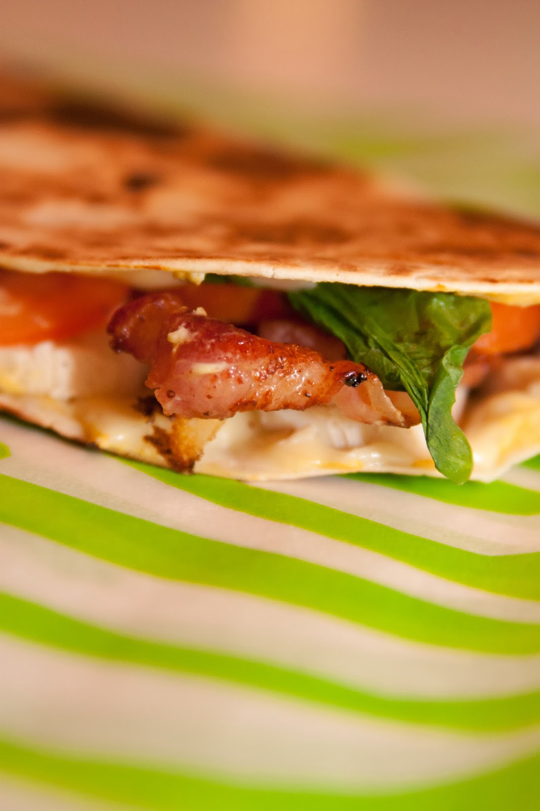 Gourmetmorsan Quesadillas med kyckling och bacon!