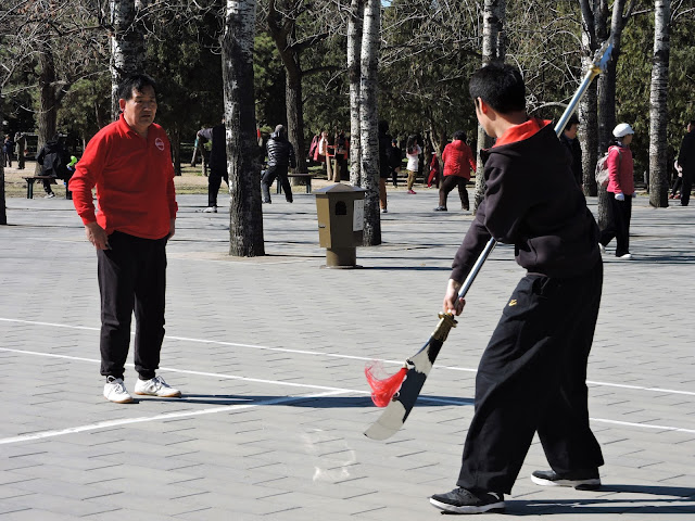 Kung fu - Visite du temple du vent à Pékin