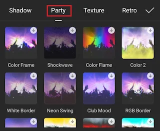 select party effects category