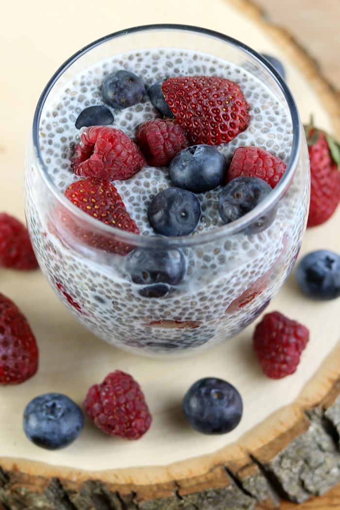 Mixed Berry Chia Seed Pudding Recipe Everything Pretty