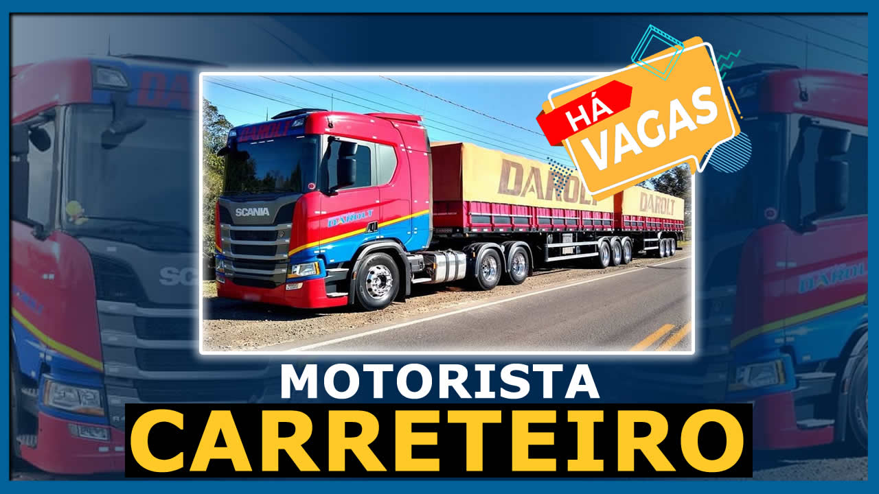 Vaga para motorista