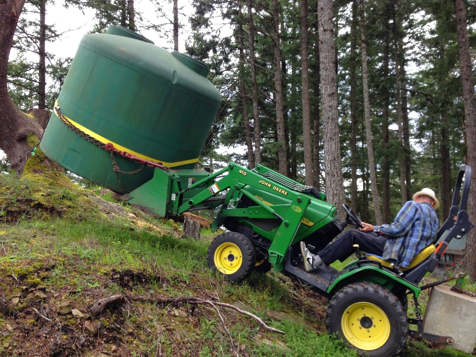 Shower Wisdom A New Base for the Water Tank