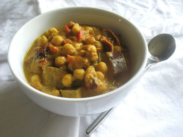 eggplant chickpea stew