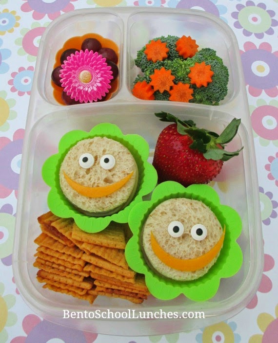 Spring Flowers, bento school lunches