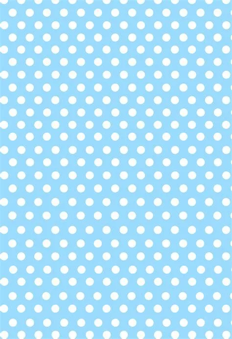 Wallpaper Polkadot Biru Muda