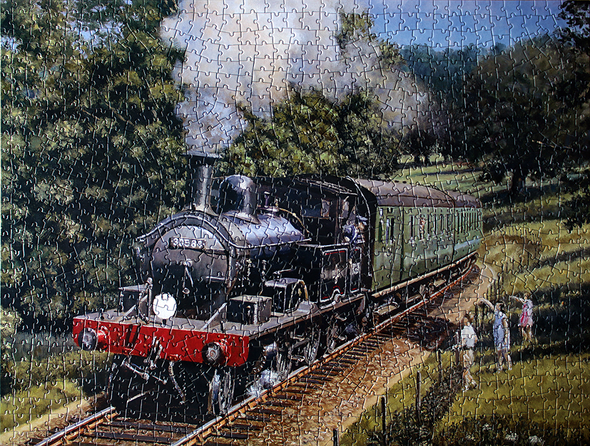 STEAM TRAINS AND JIGSAW PUZZLES National Jigsaw Day