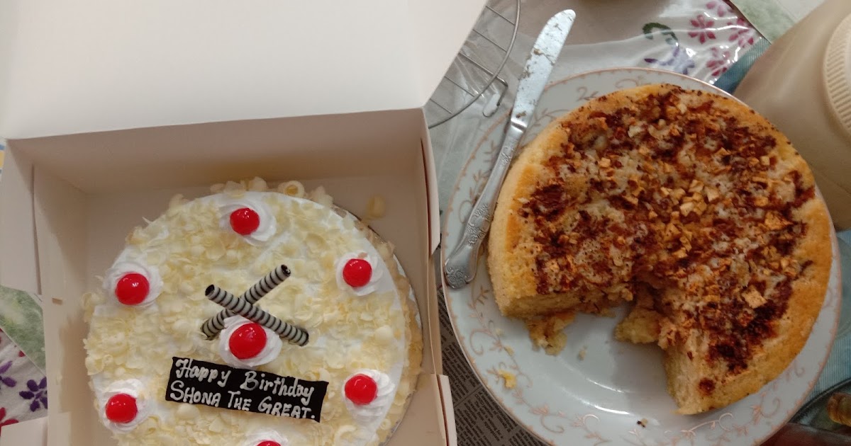 2 cakes, 1 Birthday and 1 New Year