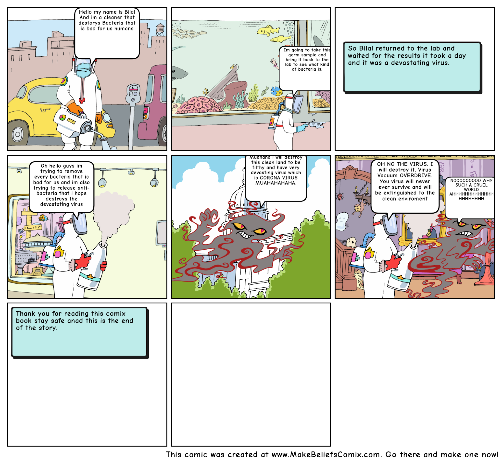 Bilal@Wigram Primary School: Making a comic book online using Comix!