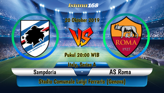 Prediksi Sampdoria vs AS Roma 20 Oktober 2019