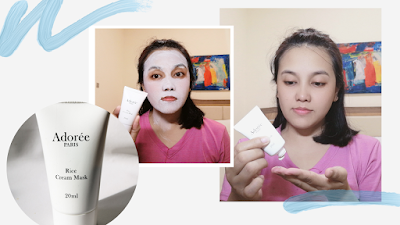 Review Adorée Paris Skincare : Cleansing Milk & Rice Cream Mask