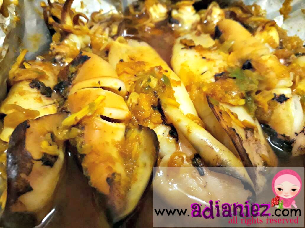 Resepi Sotong Bakar Simple Blog Adianiez