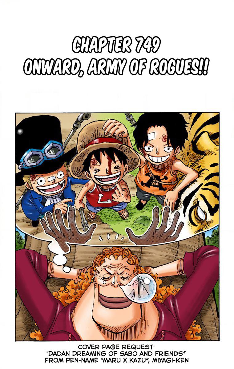 One Piece, Chapter 749 - One Piece Manga Online - Colored