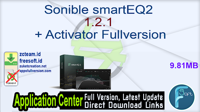 Sonible smartEQ2 1.2.1 + Activator Fullversion