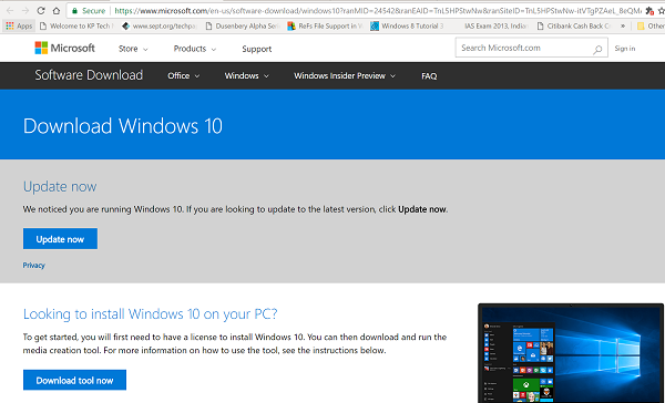 Windows 10UpdateAssistantを使用してWindows102004をインストールする