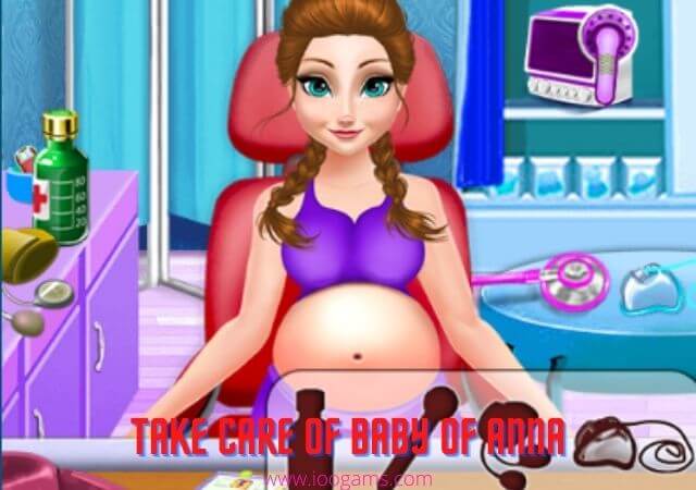 Take Care Of Baby Of Anna - Free online game | ioogames