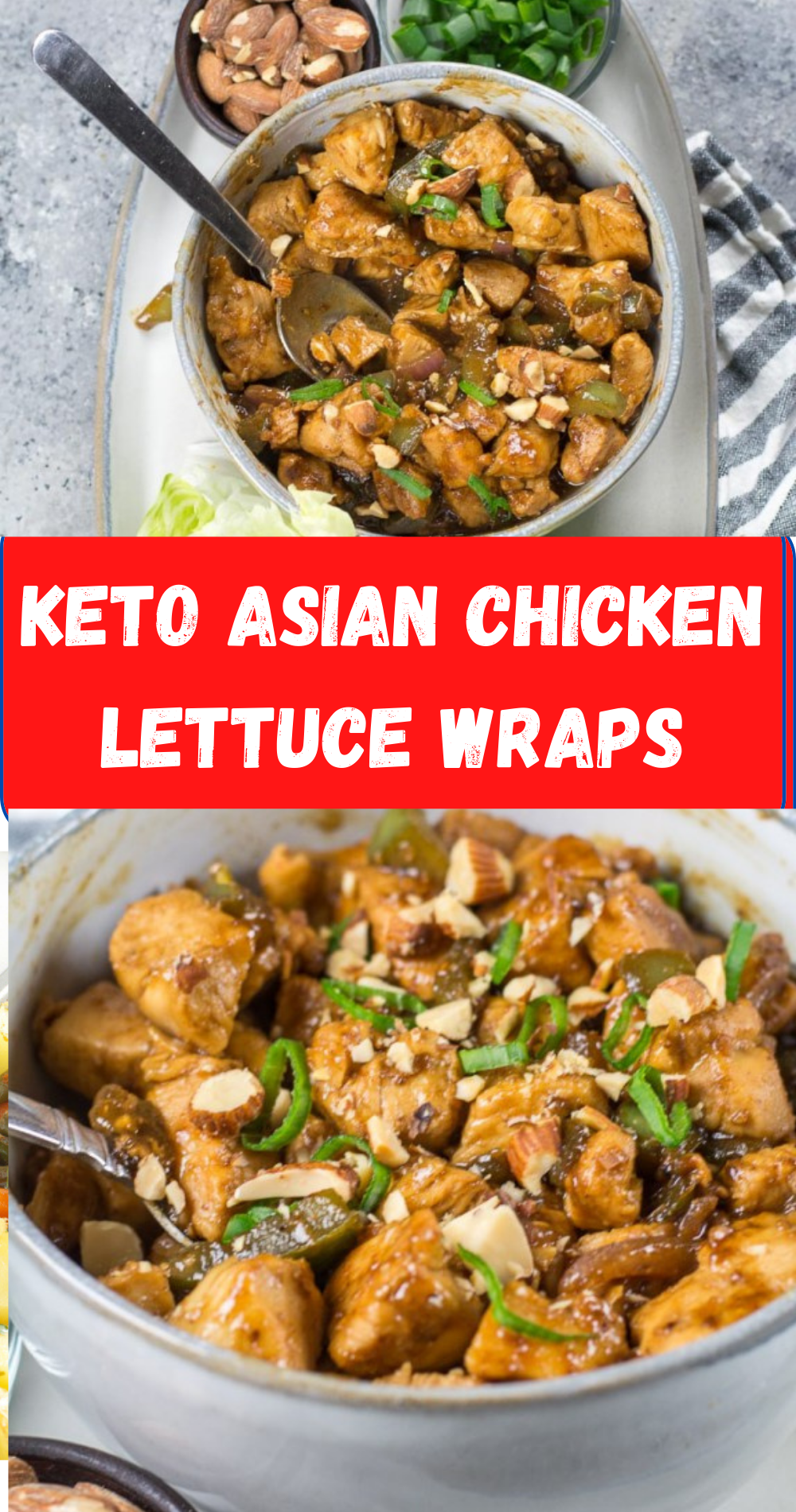Keto Asian Chicken Lettuce Wraps - Tips Pedia