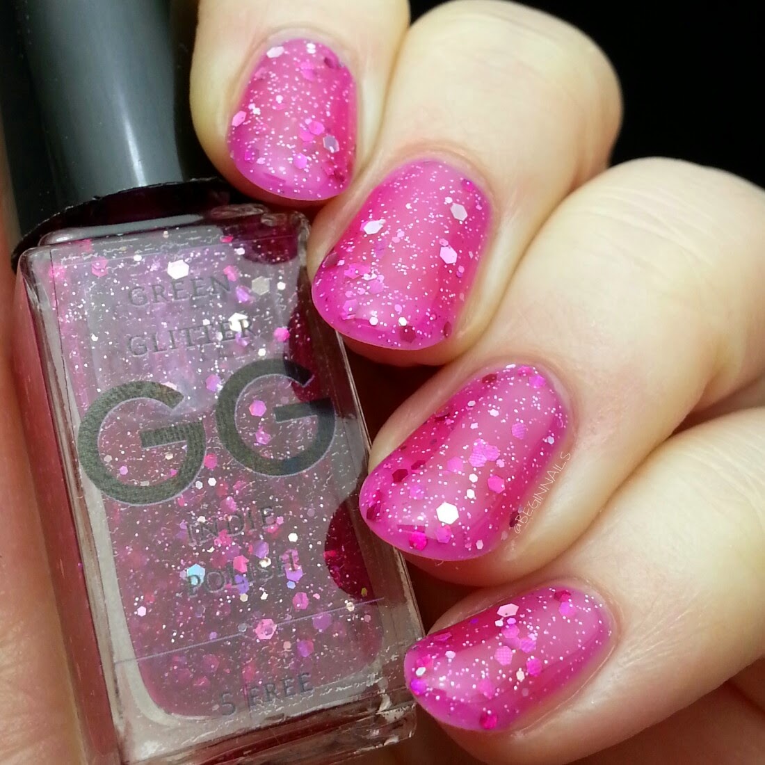 Let's Begin Nails: GG Indie Polish Gemstone Jellies Swatch and Review
