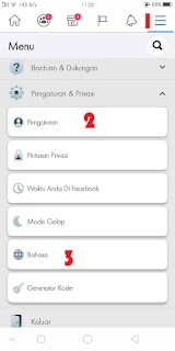 Cara Mengubah Bahasa Di Facebook Lewat Aplikasi Facebook Android
