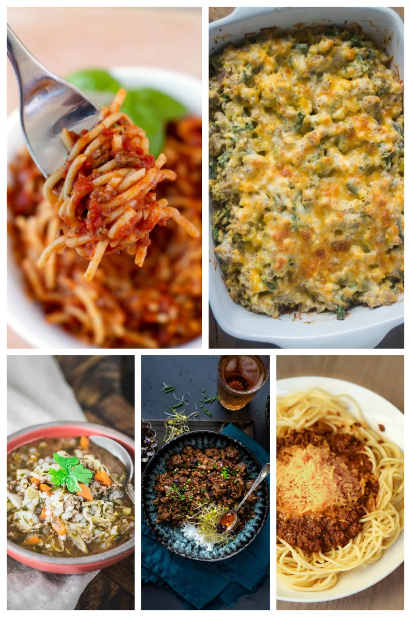 Are you looking for some ground beef dinner recipes? Is your freezer packed with ground beef and you just don't know what to make? Use this collection of 75 Ground Beef Dinner Ideas to give you some inspiration on what to make for dinner tonight! #groundbeef #dinner