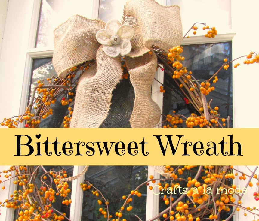Bittersweet Vine Wreath Crafts a la mode