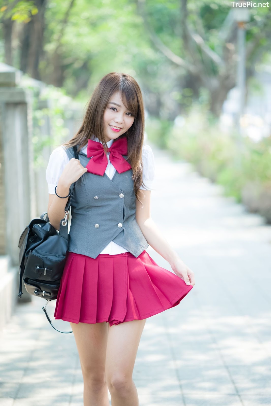 Image-Taiwan-Social-Celebrity-Sun-Hui-Tong-孫卉彤-A-Day-as-Student-Girl-TruePic.net- Picture-76