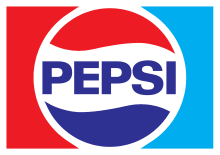 Logomarca da Pepsi nos anos 70.