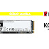 Kingston KC2000 NVMe PCIe SSD offers up to 2TB of storage.