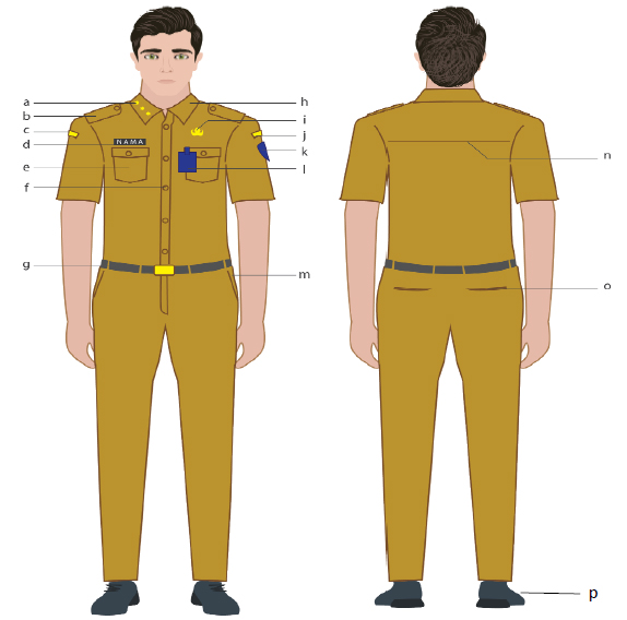 Pakaian Dinas Harian (PDH) Aparatur Sipil Negara (ASN) di