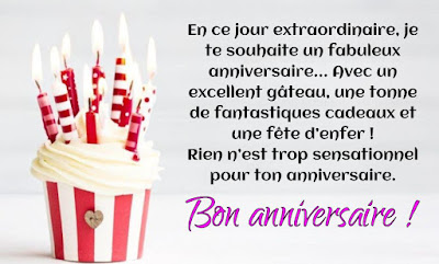 Message anniversaire original