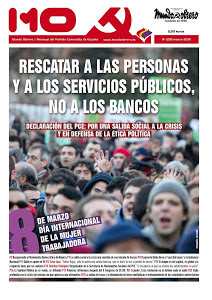 PRENSA OBRERA: Portada nueva edición de Mundo Obrero, nº 258 (Marzo 2013).