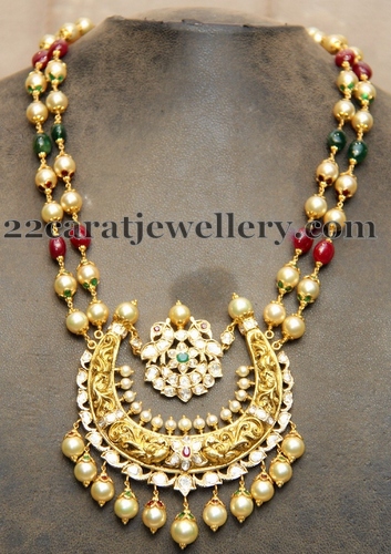 Beads Double Layer Grand Set - Jewellery Designs