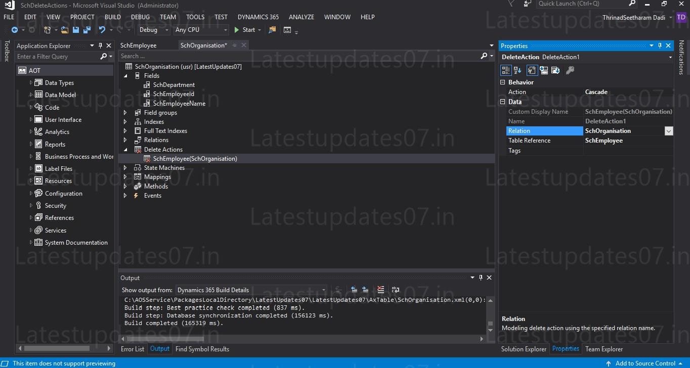 Create delete actions in D365FO Explained