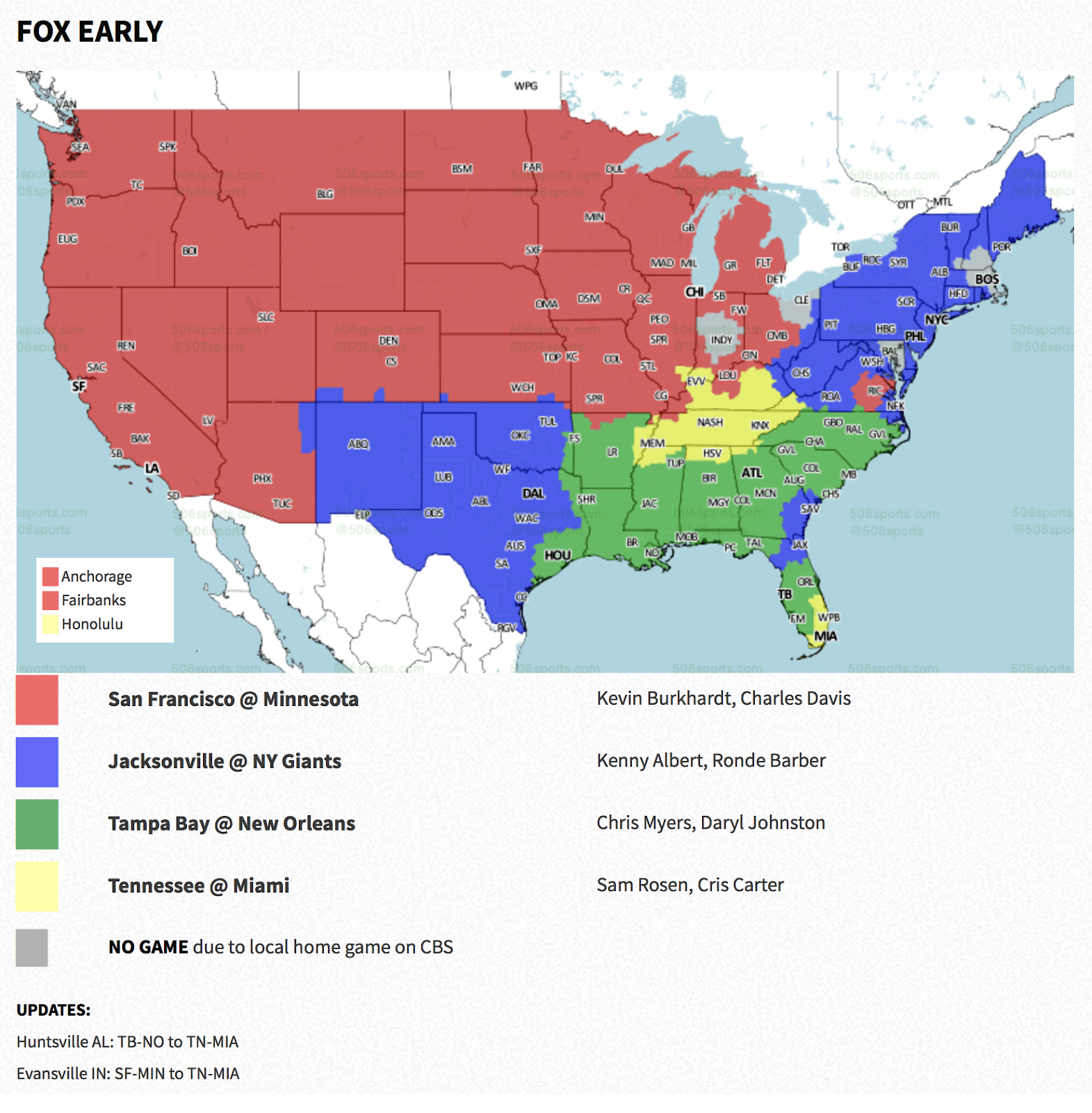 Nfl Regional Coverage Map - 2w67u6v