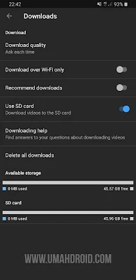 Setting Download Video Youtube HP Android