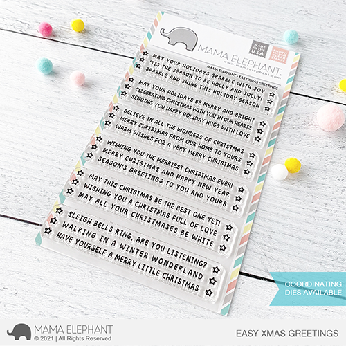 mama elephant | design blog: INTRODUCING: Easy Xmas Greetings + Globies ...