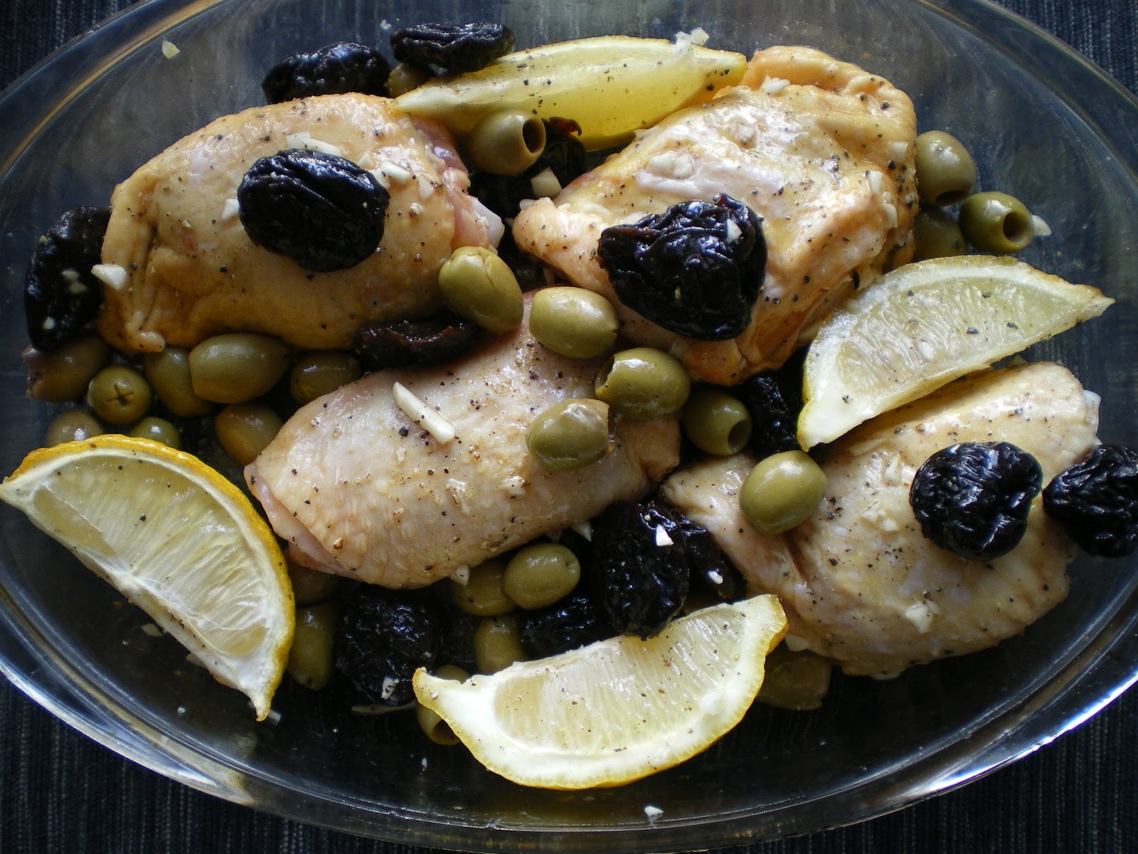 Shelly's Kitchen Baked Chicken with Prunes and Olives
