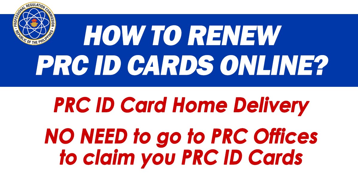 PRC ID Renewal via Online (PRC ID Card Home Delivery) DepEd Click