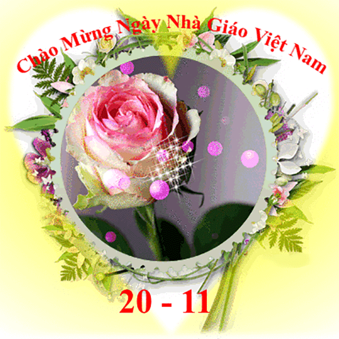 hình ảnh động chúc mừng ngày nhà giáo Việt Nam số 25