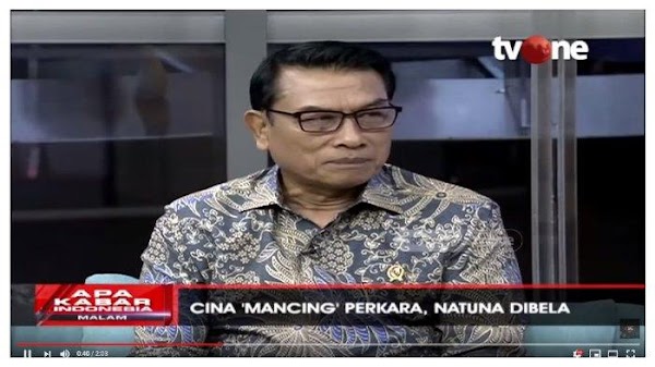 Soal Konflik Natuna, Moeldoko Sebut Dubes China Pernah Memohon-mohon Padanya