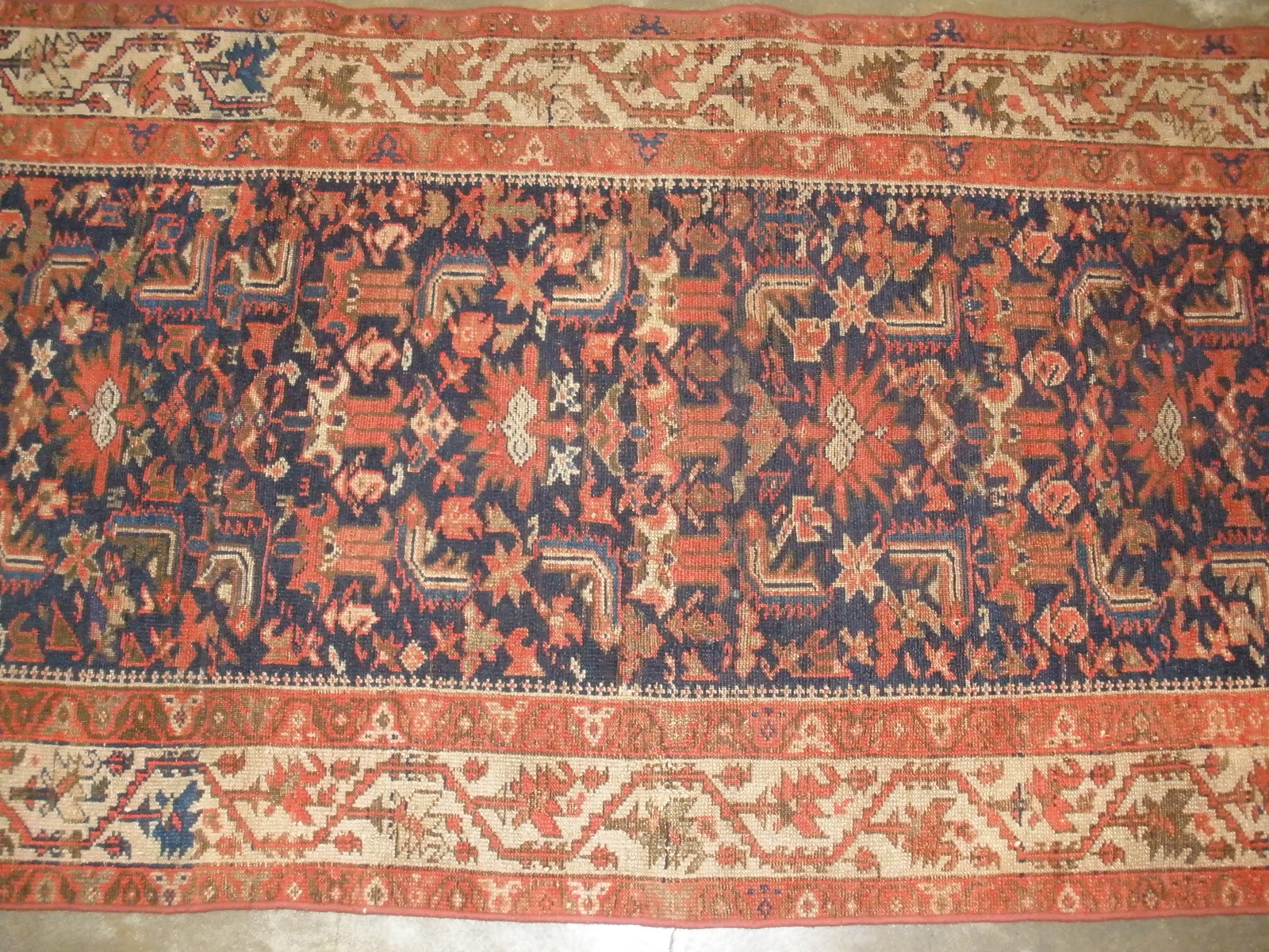 Antique Persian Rug Restoration Final Result