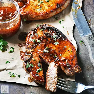 Chili Rubbed Pork Chops | by Life Tastes Good