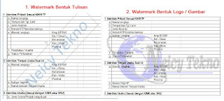 Membuat Watermark di excel