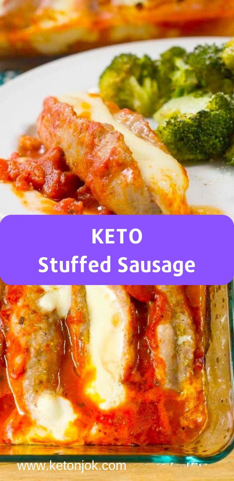 Keto Stuffed Sausage Recipe Joki's Kitchen