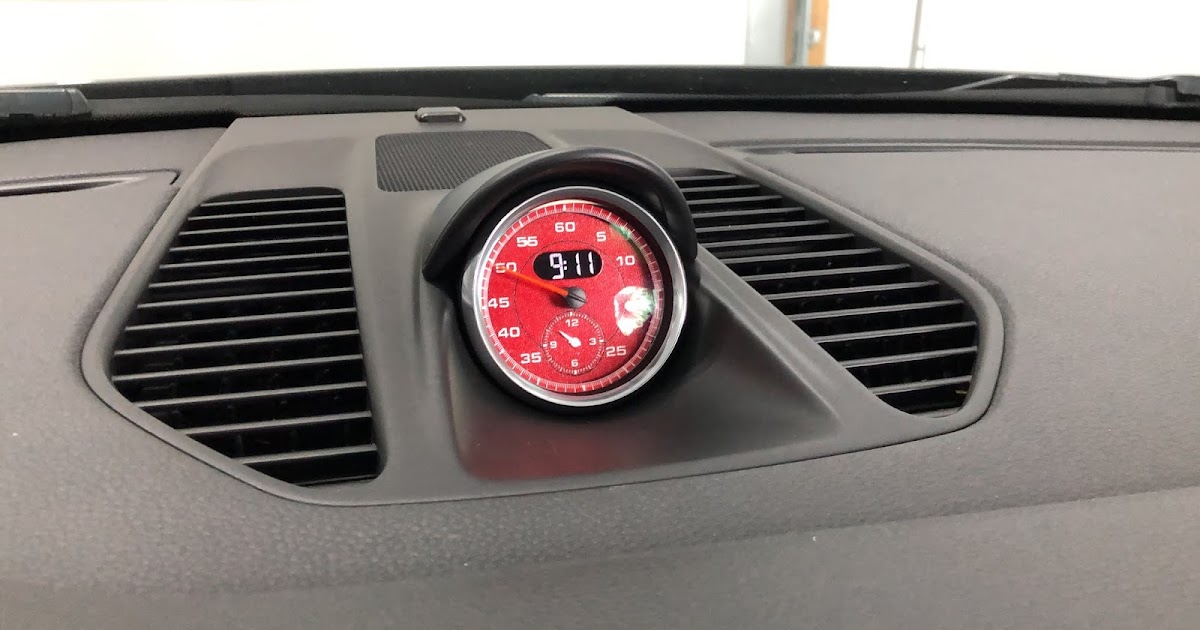 Auto Amateur: Sports Chrono Color Change - Porsche 911 991