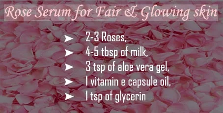 Rose Serum for Fair and Glowing Skin