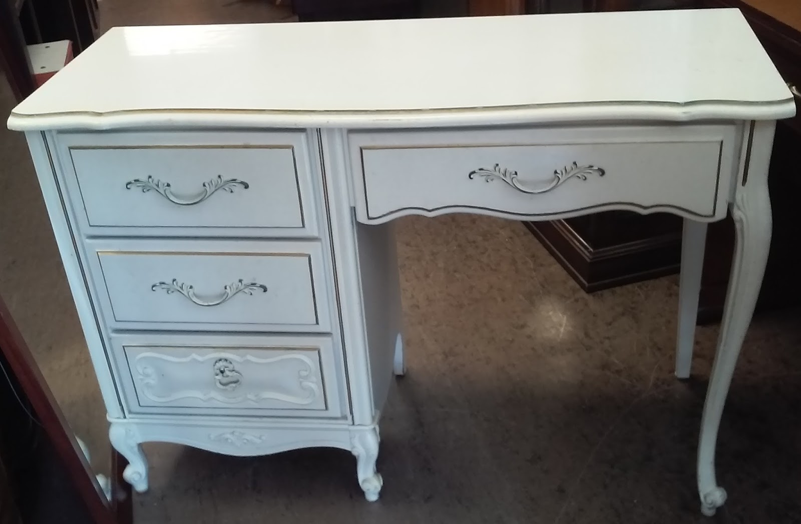 UHURU FURNITURE & COLLECTIBLES SOLD French Provincial Writing Desk 50