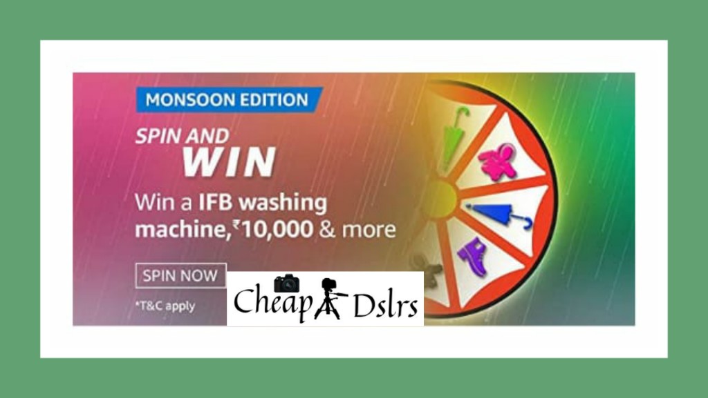 Amazon Mansoon Edition Spin And Win Quiz Answers – IFB Washing Machine Amazon Mansoon Edition Spin And Win Quiz Answers – IFB Washing Machine